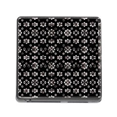 Dark Luxury Baroque Pattern Memory Card Reader (square) by dflcprints