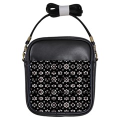 Dark Luxury Baroque Pattern Girls Sling Bags by dflcprints