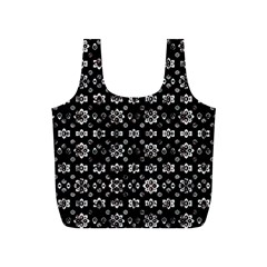 Dark Luxury Baroque Pattern Full Print Recycle Bags (s)  by dflcprints