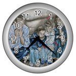 The Nobodies Wall Clocks (Silver)  Front