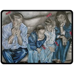 The Nobodies Fleece Blanket (large)  by redmaidenart