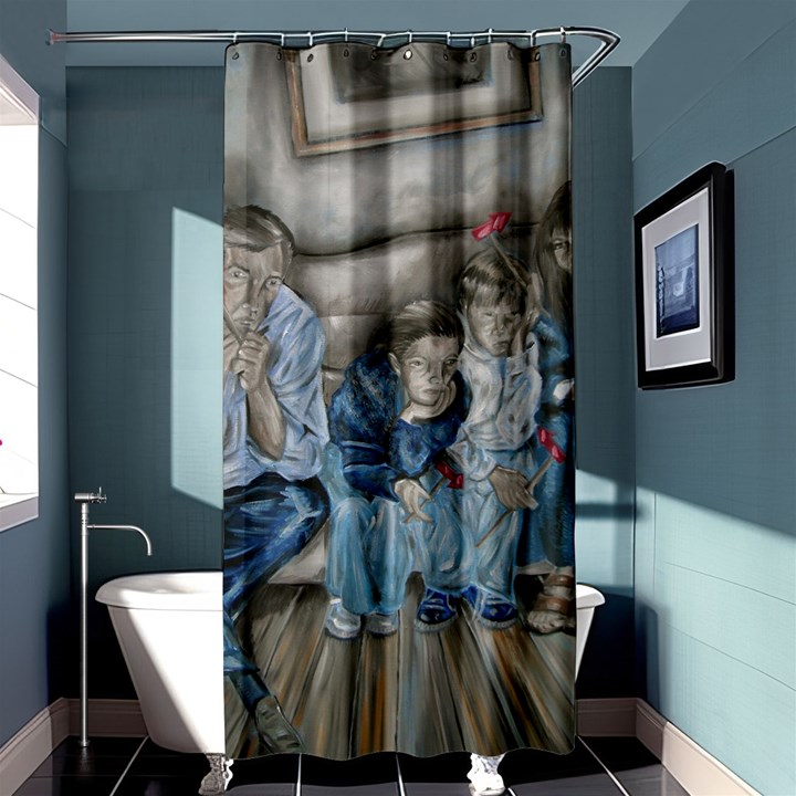 The Nobodies Shower Curtain 36  x 72  (Stall) 