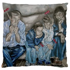 The Nobodies Large Cushion Case (two Sides)