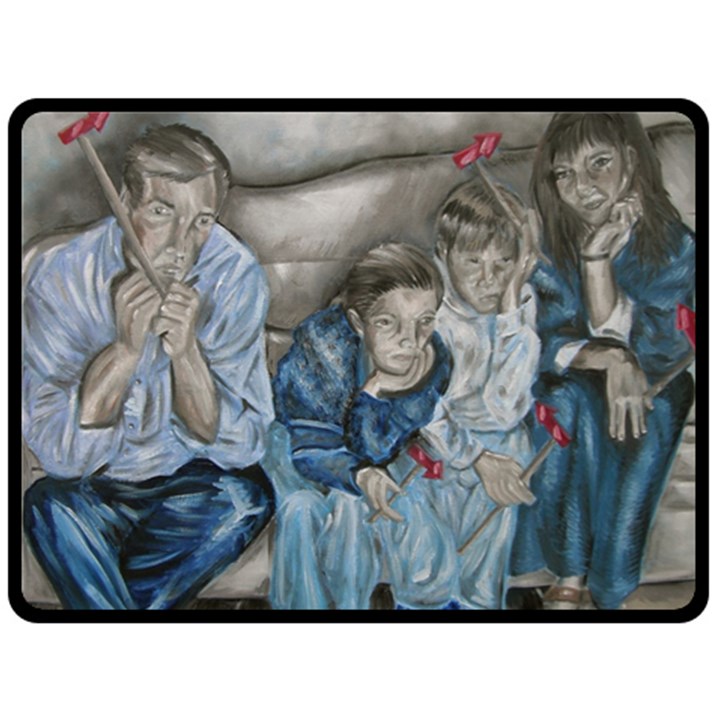 The Nobodies Double Sided Fleece Blanket (Large) 