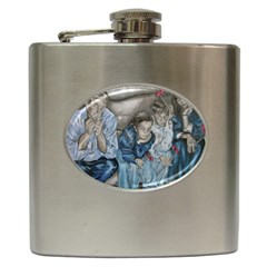 The Nobodies Hip Flask (6 Oz) by redmaidenart