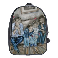 The Nobodies School Bag (large) by redmaidenart