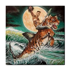 Tiger Shark Tile Coasters