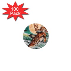 Tiger Shark 1  Mini Magnets (100 Pack) 