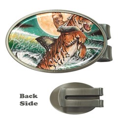 Tiger Shark Money Clips (oval)  by redmaidenart