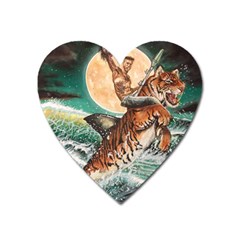 Tiger Shark Heart Magnet