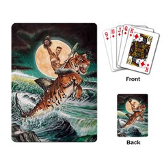 Tiger Shark Playing Card by redmaidenart