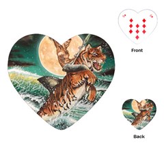 Tiger Shark Playing Cards (heart)  by redmaidenart