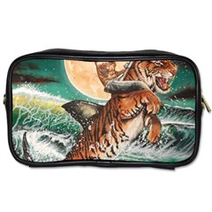 Tiger Shark Toiletries Bags by redmaidenart