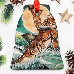 Tiger Shark Bell Ornament (two Sides)