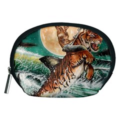 Tiger Shark Accessory Pouches (medium)  by redmaidenart