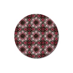 Oriental Ornate Pattern Magnet 3  (round) by dflcprints