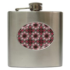 Oriental Ornate Pattern Hip Flask (6 Oz) by dflcprints