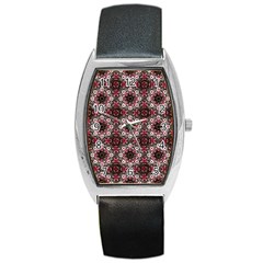 Oriental Ornate Pattern Barrel Style Metal Watch by dflcprints