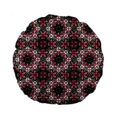 Oriental Ornate Pattern Standard 15  Premium Round Cushions by dflcprints