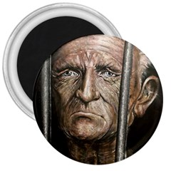 Old Man Imprisoned 3  Magnets by redmaidenart