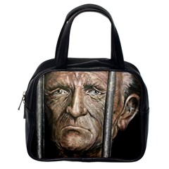 Old Man Imprisoned Classic Handbags (one Side) by redmaidenart