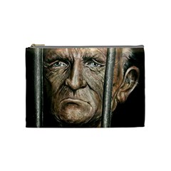 Old Man Imprisoned Cosmetic Bag (medium)  by redmaidenart