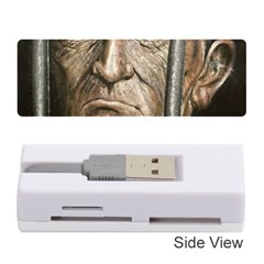 Old Man Imprisoned Memory Card Reader (stick)  by redmaidenart