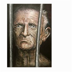 Old Man Imprisoned Large Garden Flag (two Sides) by redmaidenart