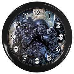 More Pepper Wall Clocks (black) by redmaidenart