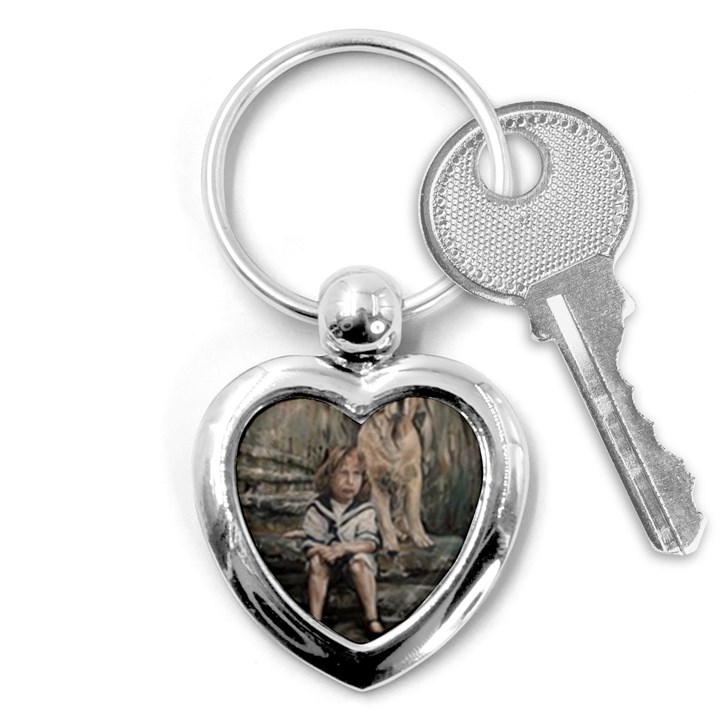 An Old Friend Key Chains (Heart) 