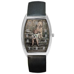 An Old Friend Barrel Style Metal Watch