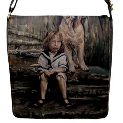 An Old Friend Flap Messenger Bag (s) by redmaidenart