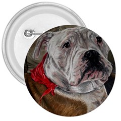 Dog Portrait 3  Buttons by redmaidenart