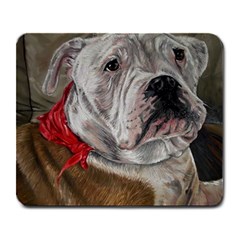 Dog Portrait Large Mousepads by redmaidenart