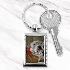 Dog Portrait Key Chains (rectangle)  by redmaidenart