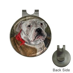 Dog Portrait Hat Clips With Golf Markers by redmaidenart