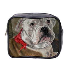 Dog Portrait Mini Toiletries Bag 2-side by redmaidenart