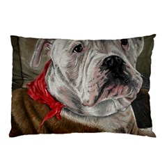 Dog Portrait Pillow Case (two Sides) by redmaidenart