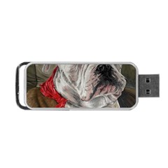 Dog Portrait Portable Usb Flash (two Sides) by redmaidenart