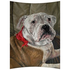 Dog Portrait Back Support Cushion by redmaidenart