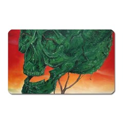 Skull Hedge Magnet (rectangular) by redmaidenart