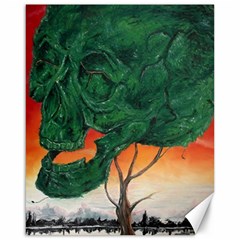 Skull Hedge Canvas 16  X 20   by redmaidenart