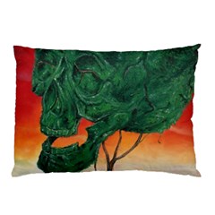 Skull Hedge Pillow Case (two Sides) by redmaidenart