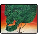 Skull Hedge Double Sided Fleece Blanket (Medium)  58.8 x47.4  Blanket Front