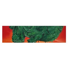 Skull Hedge Satin Scarf (oblong)