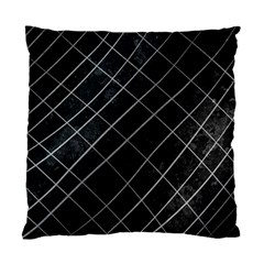 Black Scratch Standard Cushion Case (two Sides) by quinncafe82