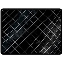 Black Scratch Fleece Blanket (large)  by quinncafe82