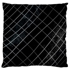 Black Scratch Standard Flano Cushion Case (one Side) by quinncafe82