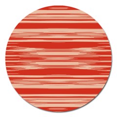 Abstract Linear Minimal Pattern Magnet 5  (round) by dflcprints