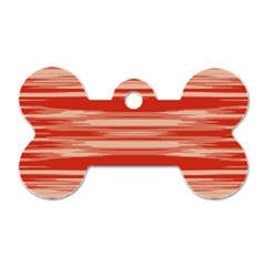 Abstract Linear Minimal Pattern Dog Tag Bone (two Sides) by dflcprints